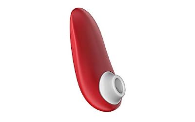 Womanizer Starlet 2 Vibromasseur Stimulateur clitoridien puissant avec 4 niveaux d'intensité - Mini masseur de clitoris sans contact - Compact, silencieux et étanche - Cherry Red