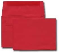 A9 Invitation Envelope - Astrobright - 24# ReEntry Red (5 3/4 x 8 3/4) - Announcement Envelope Series (Pkg of 25) by Office Express