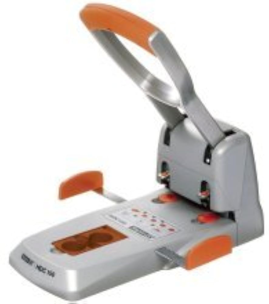 1 X Rapid Locher HDC150 silber-orange 23000600