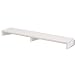 Produktbild vidaXL Monitorerhöhung Bildschirmerhöhung Ständer Spanplatte 118x23,5x9 cm Weiß
