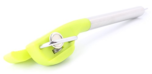 Dosenöffner Sicherheitsöffner Büchsenöffner Küchenhelfer Deckelöffner Konservenöffner Edelstahl Grün / keine Scharfen Kanten / Wiederverschliessbar / Gatrodosen bis 25L. / NOVA Multican Can opener