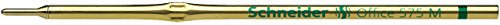 Schneider Schreibgeräte Kugelschreibermine office 575, Standard-Format, dokumentenecht, M, grün