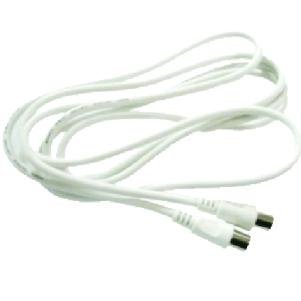 Preisvergleich Produktbild 2 m Kabel, Stecker &Co, Axial)