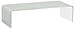 Produktbild TV Schrank-Aufsatz 90 cm Glas Fernsehtisch Glasplatte Glasaufsatz Glastisch Hagen B153085-3S