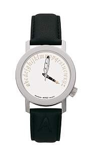 Akteo Armbanduhr - Schriftsteller silber Akteo Armbanduhr - Schriftsteller silber