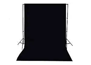 ALFASIYA 8 x12 FT Curtain chromakey LEKERA Backdrop Photo Light Studio Photography Background Black VFX Editing, YouTube