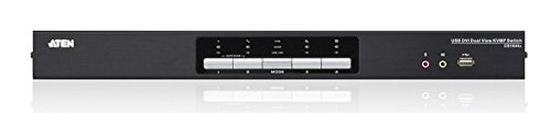 Aten CS1644 KVM Audio Switch (4-polig, Dual-DVI, USB)