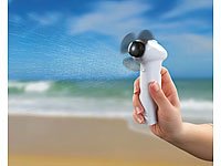 PEARL Mini-Sprüh-Ventilator mit Feinzerstäuber, Batteriebetrieb - 8