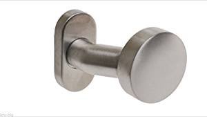 Preisvergleich Produktbild Türknauf, Zylinderform, Edelstahl, Fest, Zylinderknopf auf Oval Rosette