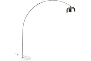 QAZQA xxl - Lampada da terra Moderno - 1 luce - L 2210 mm - Acciaio - Moderno - Soggiorno I Camera da letto