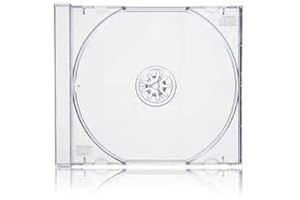 DRAGON TRADING Lot de 10 plateaux CD simples transparents pour remplacer les plateaux de CD endommagés dans des boîtiers CD 10,4 mm