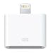 Produktbild Original iProtect® Premium 30-polig auf 8 Pin iPhone Adapter Dockingstation für das Apple iPhone 5 5s 5c SE, iPhone 6 6 Plus 6s 6s Plus, iPhone 7 7 Plus, iPhone 8 8 Plus, iPhone X, iPad - Alter Apple Anschluss zu neuem Anschluss - in Weiß