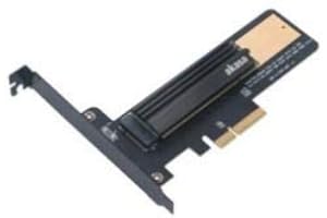 ‎AKASA Akasa AK-PCCM2P-02 Schnittstellenkarte/Adapter M.2 Eingebaut - Karten und Schnittstellenadapter (PCIe, M.2, PCIe 2.0, Schwarz, Gold, PC, Pasif)
