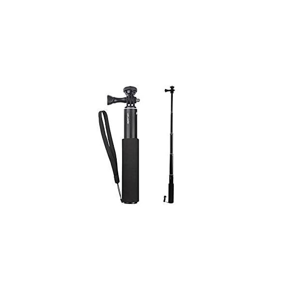 APEMAN Action Cam Einbeinstativ Ausziehbarer Selfie Stick Wasserdichter Handgriff Actionkamera A66/A60/A70/A80 und Smartphones