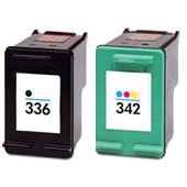 Prestige Cartridge 2 x HP 336 HP 342 Tintenpatronen, schwarz/dreifarbig