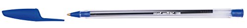 Molin BC188-50-3 - Pack de 50 bolígrafos punta media, color azul