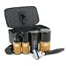The Art Of Shaving - Day Care Travel Kit (Lemon): Razor+ Brush+ Pre-Shave Oil 30ml+ Cream 45ml+ A/S Balm Case 5pcs+1case