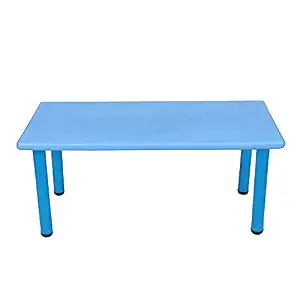 HerHome Table for Kids - Rectangle Shape Plastic Table with L 48 inch x B 24 inch - Study Table for Kids at Home or School - Perfect for Indoor and Outdoor - Colour May Vary