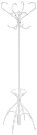 Vintage Style White Metal Hat Coat Stand Umbrella Hook Rack