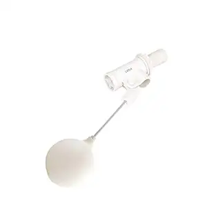 Lipka Ball Cock Set PTMT with Aluminum Rod and Ball, Ivory (15mm)