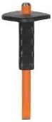 Flat Blade Cold Mason Chisel 10" x 3/4" Heavy Duty Grip Hand Protection