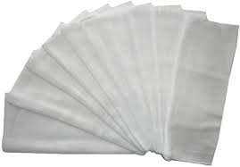10 muslin squares (70x80)