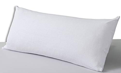 Velfont - Frottee-Kissenbezug aus Baumwolle. Anti Allergie, Wasserdicht und atmungsaktiv - verfügbar in verschiedenen Größen (40x80cm)