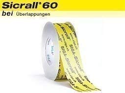 Siga Rouleau adhésif haute qualité Sicrall, SIGA, 60 mm x 15 m