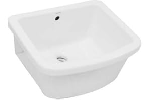 DIANHYDRO Pila de cerámica sin escurridor, lavadero, lavabo LxP 47 x 40 cm