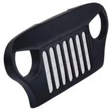 AUTO MT - FOR Mahindra Thar Fiber Front Gladiator Angry Bird Grill Black Colour STLE-4
