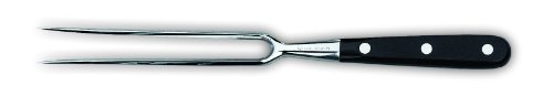 GiesserSince 1776 - Made in Germany - Carving Fork, Forged, Skyline Black, 18 cm, Riveted, Dishwasher Safe, rustproof