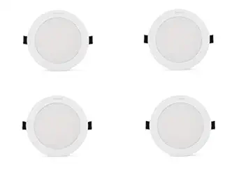 Philips 5-Watt Round Astra Prime Plus Recessed Downlighter Ceiling Panel Light (Cool White,Pack of 4)