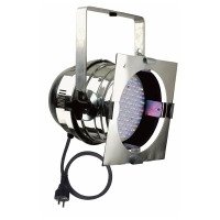 Preisvergleich Produktbild LED PAR 64 SHORT DMX, SILBER POLIERT, RGB