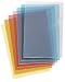Produktbild Rexel 21780130 Sichthülle Top Quality, farbig, A4, aus Hartfolie, 135 my, Farbe als Index, 25 Stück, blau/transparent