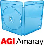 AMARAY Blu-ray-Hüllen (14 mm), 25er-Pack