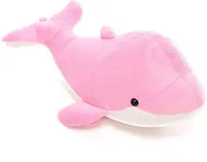 PE Toys Soft Stuffed Plush Dolphin Fish for Baby Kids Plush Gift -30 cm Pink