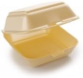 500 x HP6 Polystyrene Takeaway Food Boxes | Fish Chips Burger | Catering