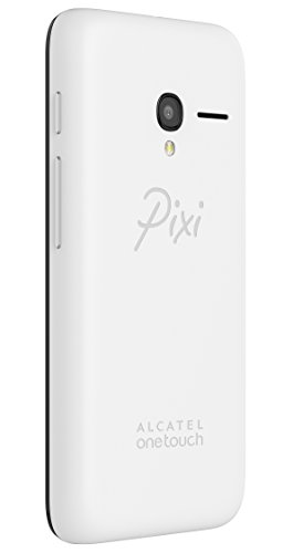 Alcatel One Touch Pixi3 (4.5) 3G Smartphone, Dual SIM, Bianco [Italia]
