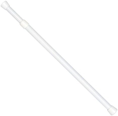 Riel Chyc 8/46-80 Automatic Extending Curtain Rail, 2 Pieces White
