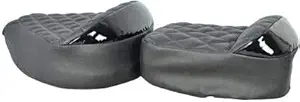 Pure Biking Stylish Black Diamond Cut Design Seat Cover for Royal Enfield Classic 350/500cc