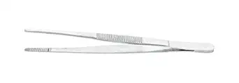 Premium Blunt End Forceps, Made of High Grade Stainless Steel, 130 mm, Autoclavable, For Medical, Surgical, Research and Delicate Use, With Excellent Grip