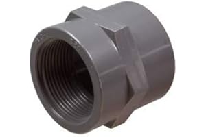 VWPEYY RACCORDO 40 MM A INCOLLARE - 1 1/4" FILETTO FEMMINA PER TUBI PVC LAGHETTO STAGNO