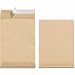 Produktbild 100 x Herlitz Faltentasche B4 Haftklebung braun 130g/qm 4cm Falte