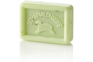 12FADENLINE OVIS Schafmilchseife 100g -Lindenblüte -Reinigung und Pflege mit Schafmilch in Papierverpackung / zero waste ohne Mikroplastik oder Mineralöl