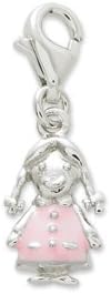 Charms Silver Pink Murat Women Girl Pink Paris