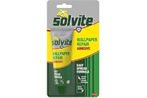 BARGAINSTORE Wallpaper Repair Adhesive Paste for Fixing Tears Overlapping Seams & Edges Extra-Strong Glue Seam Easy-Spread 1x56g Tube Border Overlap Extra Strong 56g