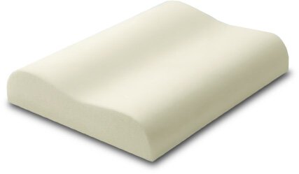 Bed Store Due Cuscini in Memory Foam CERVICALE SFODERABILE con Fodera in Cotone