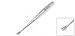 Cuticle Remover Stainless Steel Nail Trimmer Pedicure Tool for Ladies