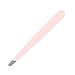 Precision Eyebrow Tweezers Stainless Steel Professional Tweezers Angled Slant Tip Makeup Masters - Pink