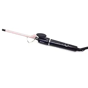 Dealsure Professional Hair Curler Iron Rod Brush Styler for Women Professional Hair Curler Tong with Machine Stick and Rolle (Black)